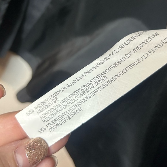 ZARA Man, Size M, black rain jacket, thick/heavy, full front zip, hidden hood - Picture 10 of 14